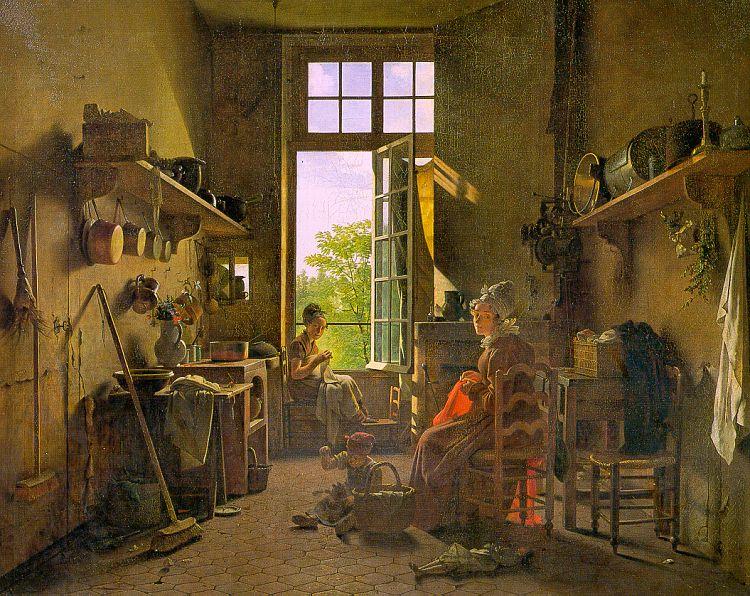 Martin  Drolling Interior of a Kitchen China oil painting art